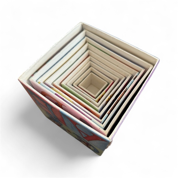 VTG 1987 Lillian Vernon Colorful Number/Alphabet/Math/Animal Nesting Blocks - Picture 2 of 15